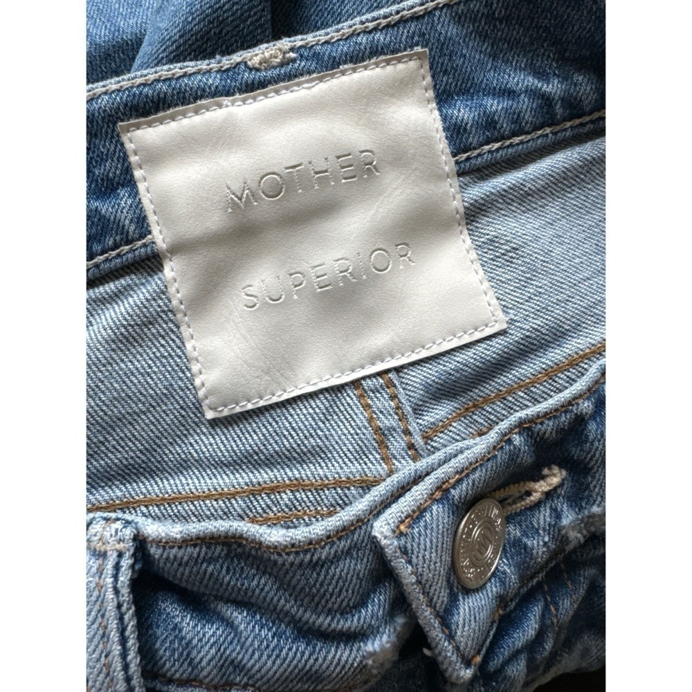 Mother Superior The Insider Crop Step Fray Jeans in Holy Melancholy Size 25 - Picture 6 of 8